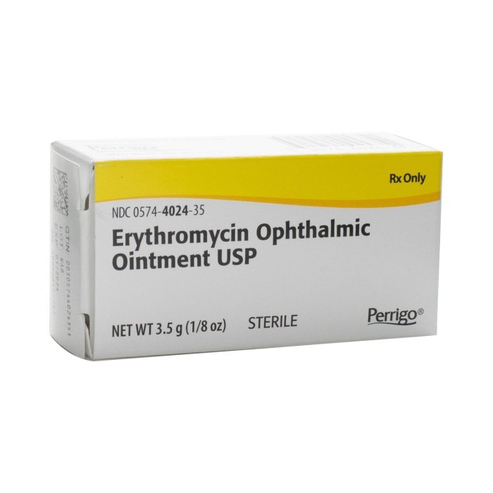 Erythromycin ophthalmic ointment