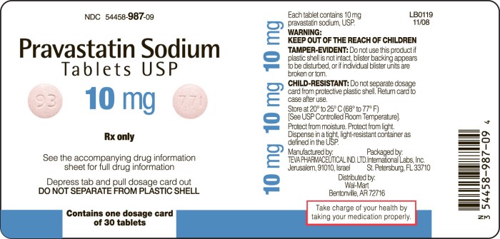 Pravastatin side effects