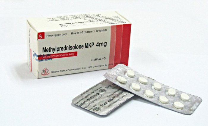 Methylprednisolone medrol tablets dose interactions drug