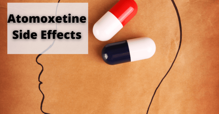 Atomoxetine side effects