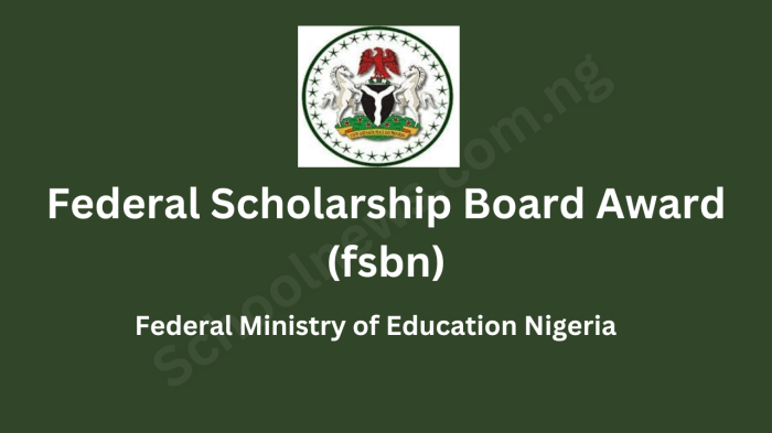 Federal scholarship board