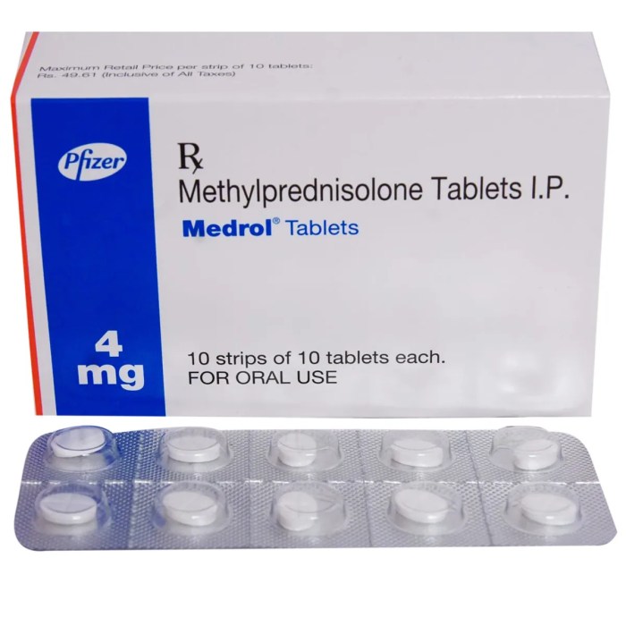 Methylprednisolone 4 mg