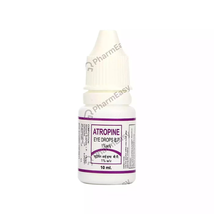 Atropine eye drops