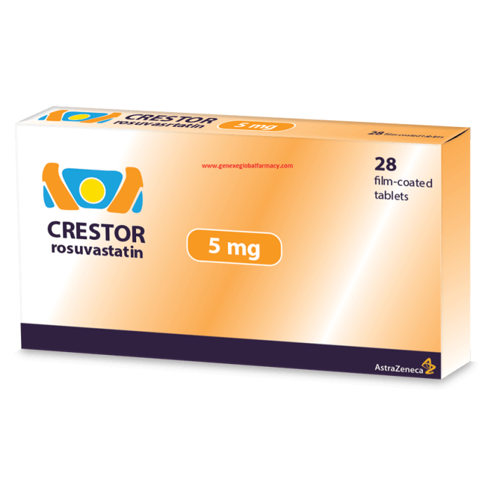 Rosuvastatin crestor tablet capsules dose medication astrazeneca limited