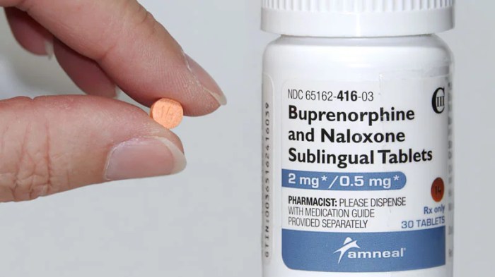 Naloxone buprenorphine