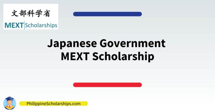 Mext scholarship