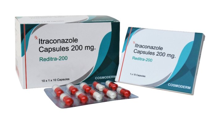 Itraconazole capsules 200 mg