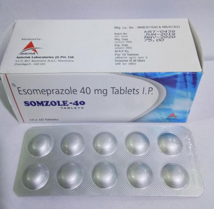 Esomeprazole mg tablet dosage